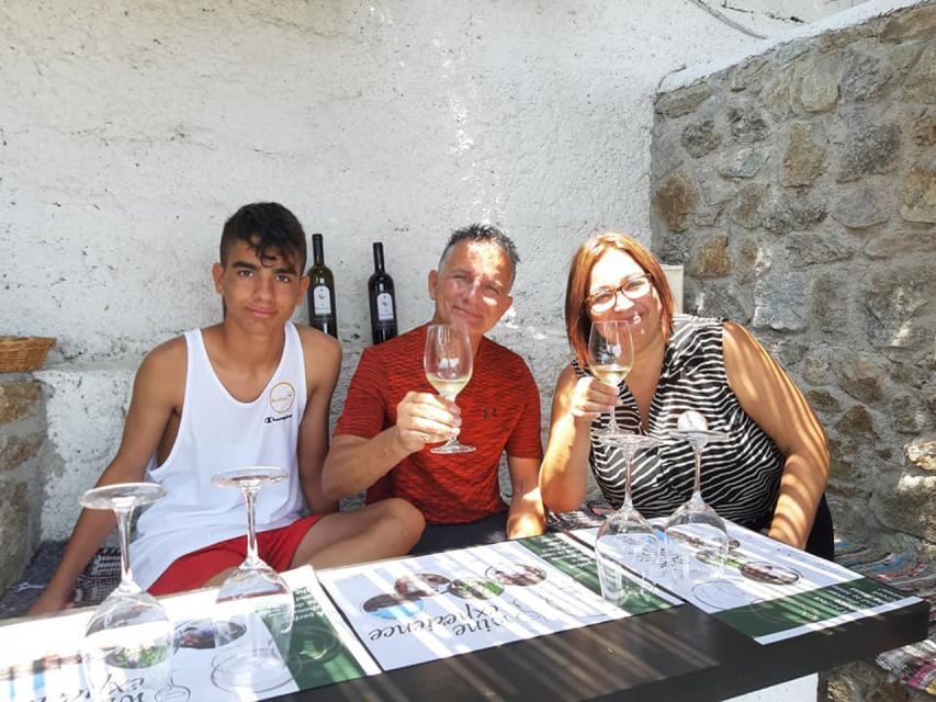 Mykonos: Wine Tasting at a Mykonian Farm - Entering the traditional Mykonian farm wine corner with Mr. Stathis Pasoglou