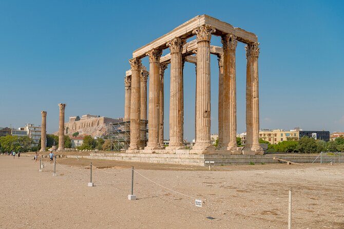 Mythology Tour of Athens & the Acropolis with a Private Expert Licensed Guide - Temple of Olympian Zeus: scale, myth, and that statue illusion