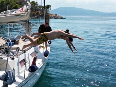 Nafplio Sun Sail Cruises | Half Day-Private | With Meal - The secret stop and four kinds of water time