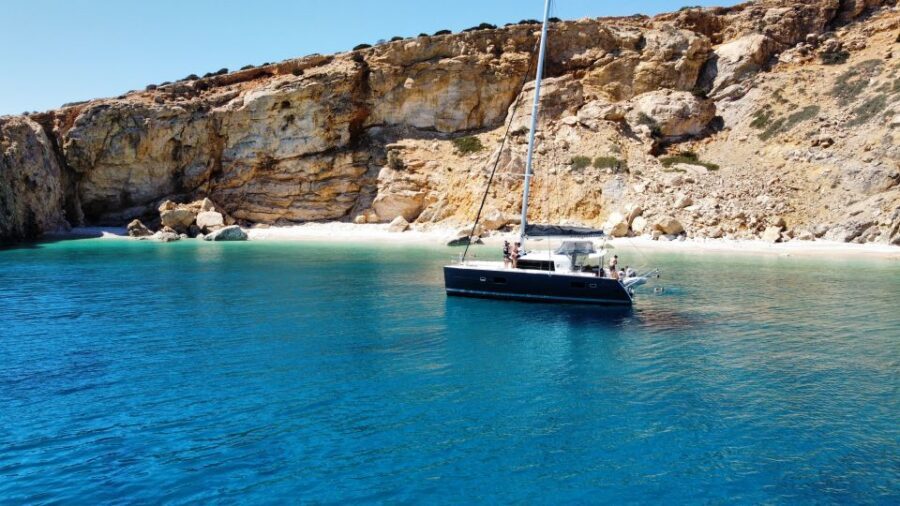 Naxos: Catamaran Cruise with Lunch & Drinks - How the route changes: sailing around Naxos and beyond