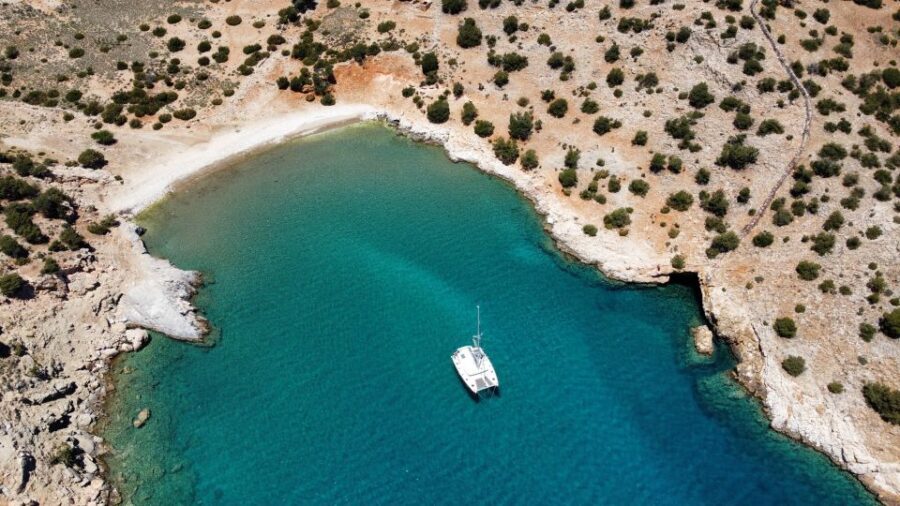 Naxos: Catamaran Cruise with Lunch & Drinks - Swim and snorkel stops: turquoise water plus real time in it