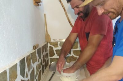 Naxos Farm Experience and cheese making - Getting to the farm from Naxos