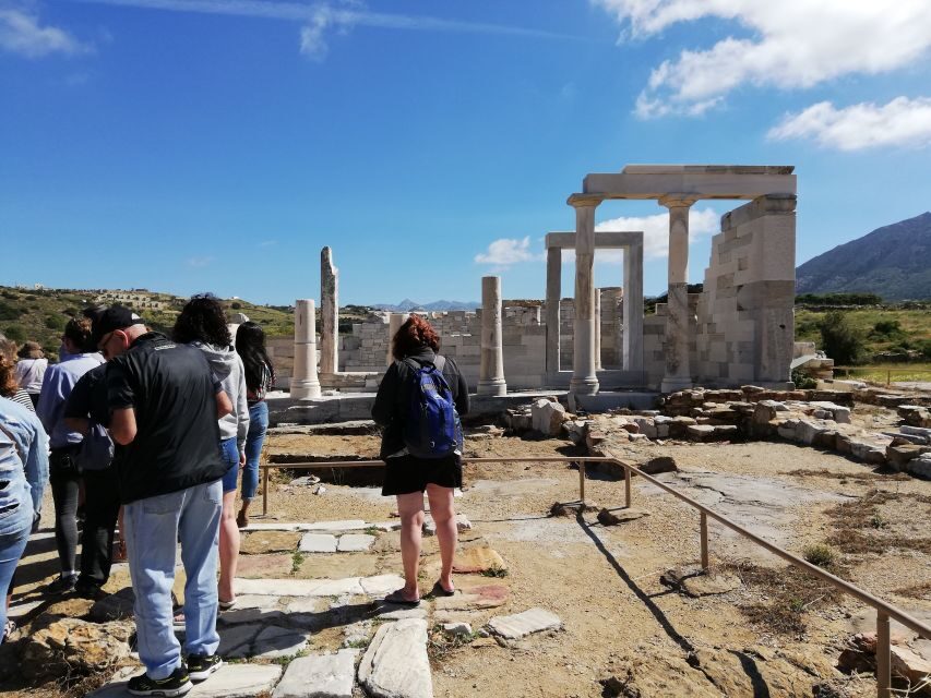 Naxos Island: Full–Day Historical Bus Tour - Apollonas area: mining remnants, lunch options, and sea time