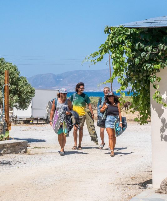 Naxos: Kitesurfing Lessons by Amouditis Kite Center - Starting at Amouditis Kite Center on Plaka Beach