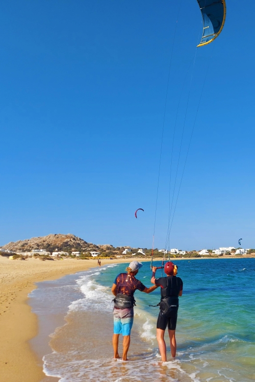 Naxos: Kitesurfing Lessons by Amouditis Kite Center - Moving to radio-assisted deep water practice