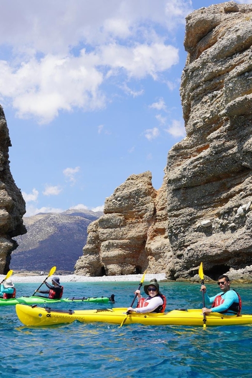 Naxos: Moutsouna Caves Sea Kayak Tour, Snorkeling & Picnic - Quiet beaches reached only by sea