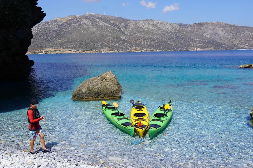 Naxos: Moutsouna Caves Sea Kayak Tour, Snorkeling & Picnic - Safety and instruction from Manolis’s team