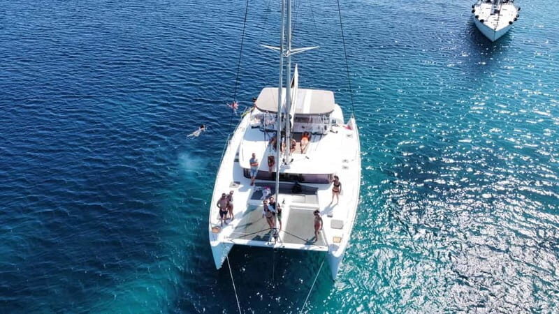 Naxos: Naxos Catamaran Sailing Cruise with Lunch and Drinks - Swim and snorkel: where the day turns memorable
