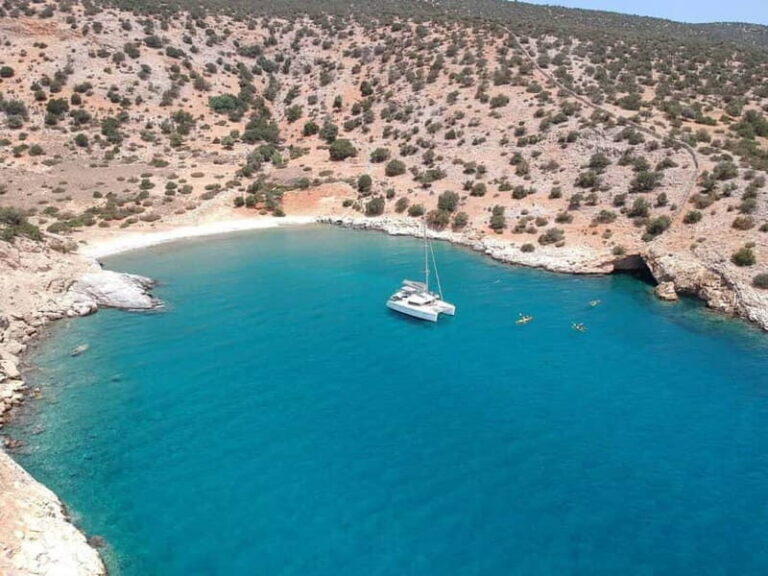 Naxos: Naxos Catamaran Sailing Cruise with Lunch and Drinks - Where you start in Naxos: meeting point you can find fast