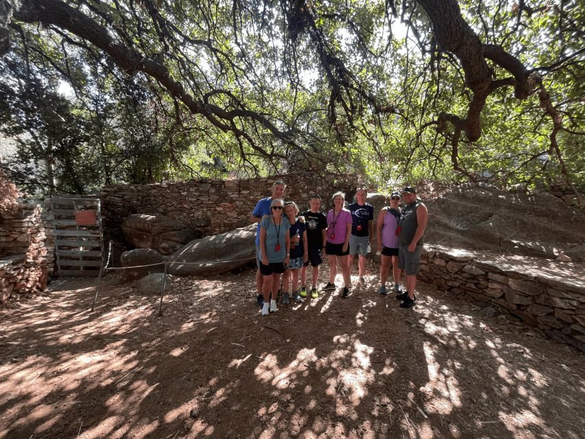 Naxos: Private E-Bike Tour with Farm Lunch - Eggares Valley: a paradise stop with a story behind it