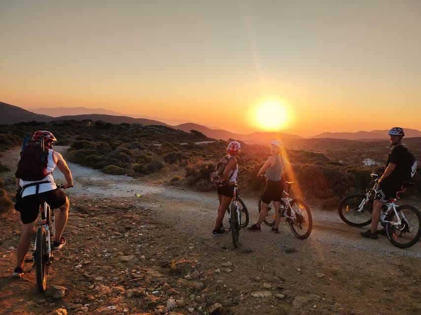 Naxos: Private e-Mountain Biking and Hiking adventure - Riding through villages and the Naxian countryside