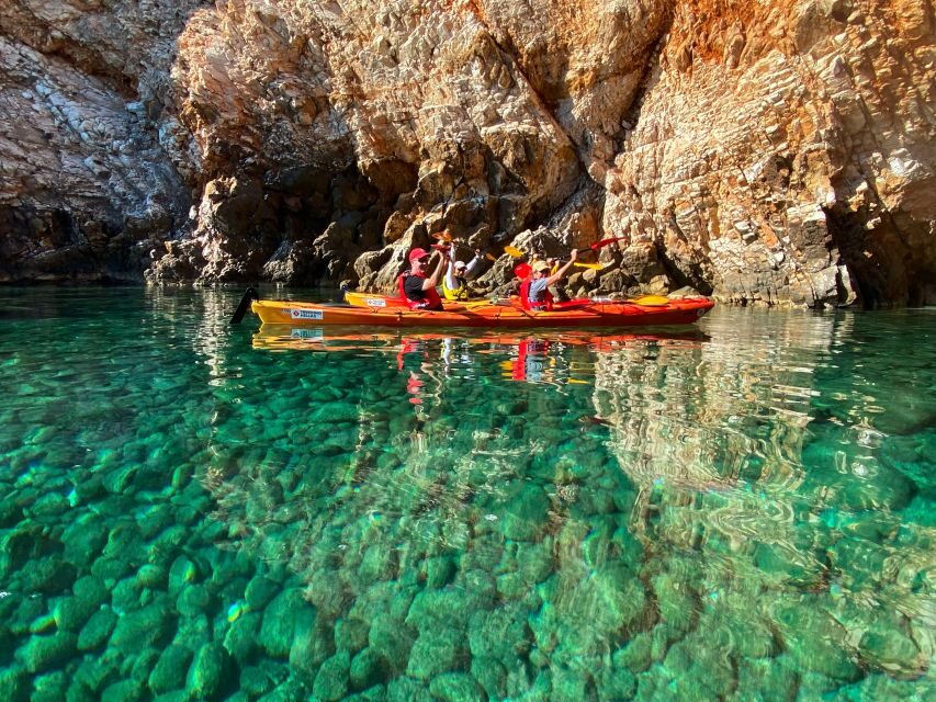 Naxos: Rhina Cave and Coastline Sea Kayaking Tour - Guides, photos, and the small-group difference