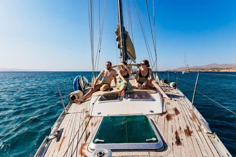 Naxos: Sailing Cruise with Lunch & Drinks - The sailing route: Naxos and Paros from a real sea-level perspective