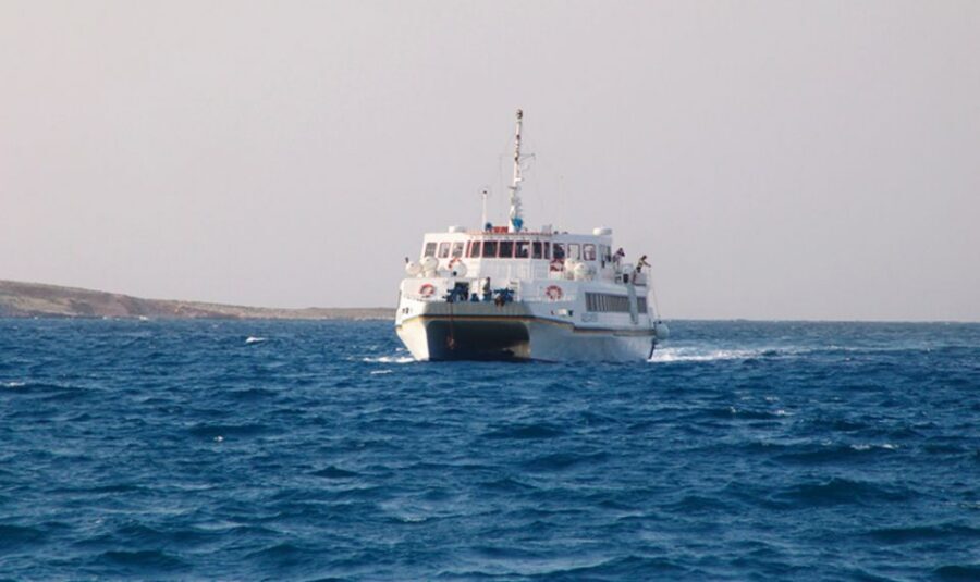 Naxos: Santorini Day Trip by Boat - The boat cruise on the Aegean: comfortable time, useful views, and a bar