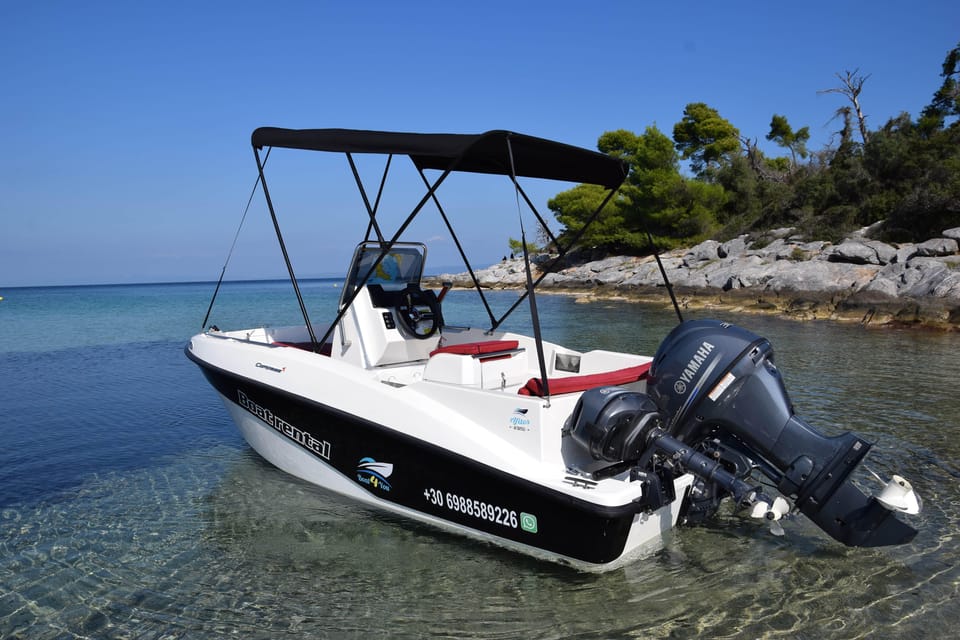 Nea Fokea: Boat Renal without License - A full day rather than a quick boat ride