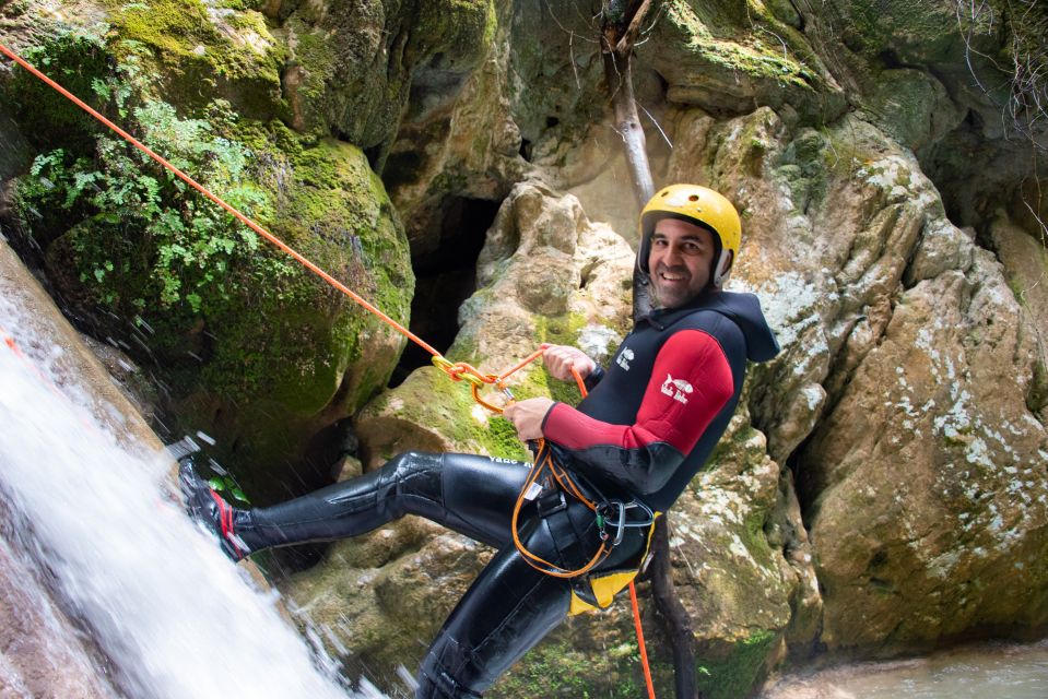 Neda: Canyoning Adventure - Pools, rock walls, and the first waterfall sections