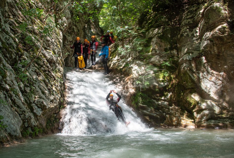 Neda: Canyoning Adventure - Rappelling, jumps, and slides through Neda’s natural waterpark