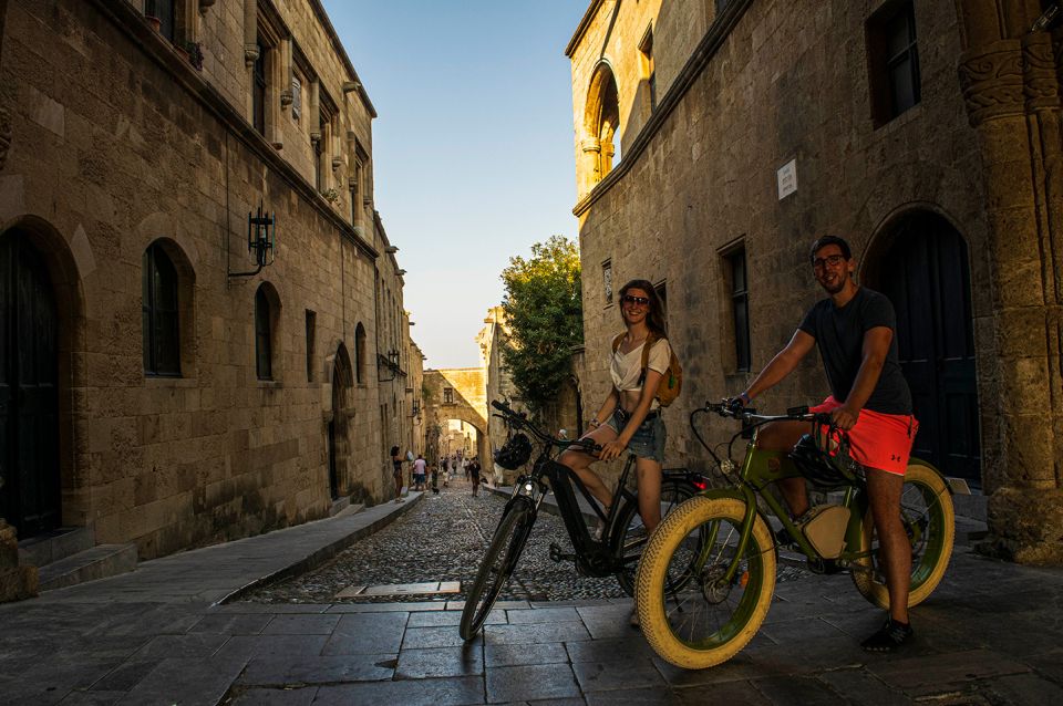 Night Rhodes: old town Gastro e-bike tour with drink & meze - Starting at Explore Rhodes on Amarantou 49