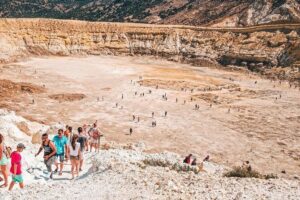 Nisyros The Volcanic Island, from Kos - Stop 1: the Nisyros volcano stop—mud pools, geysers, and that smell