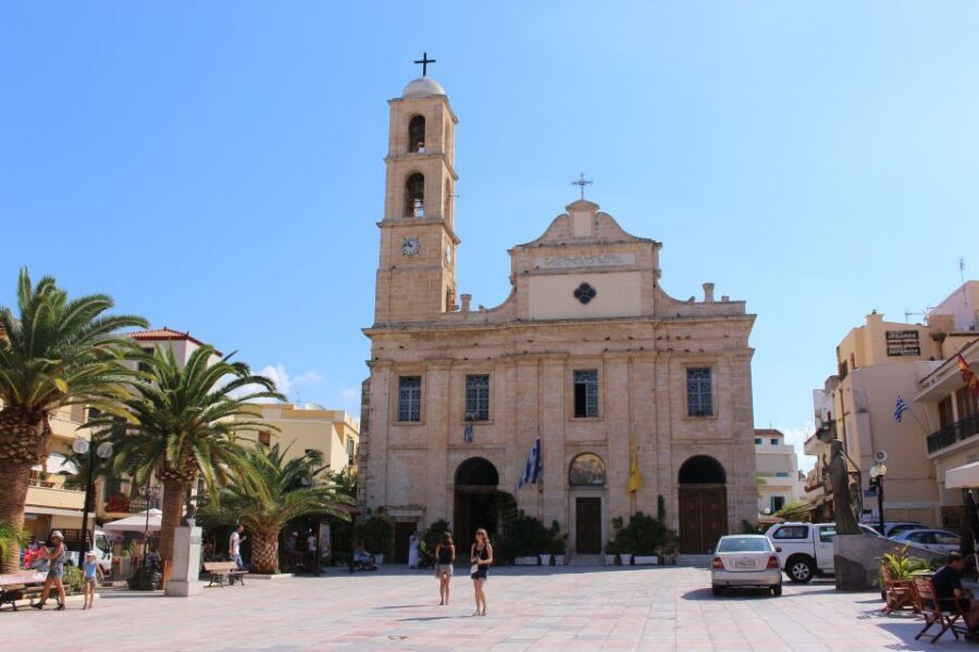 North-East Crete: Chania Full-Day Tour with Snack and Pickup - Akrotiri Peninsula: Venizelos grave and the Souda Bay view