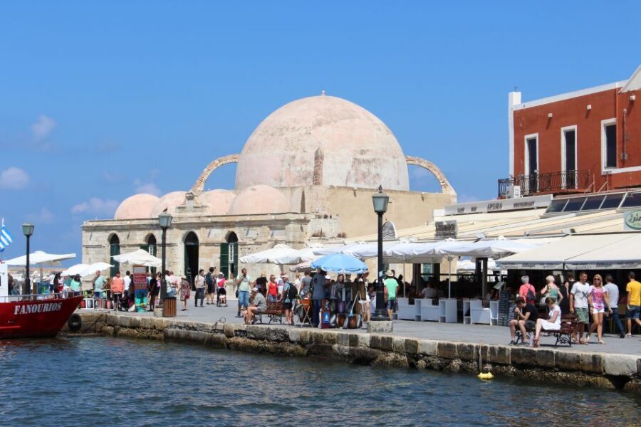 North-East Crete: Chania Full-Day Tour with Snack and Pickup - Aptera ruins: a north-coast viewpoint with context
