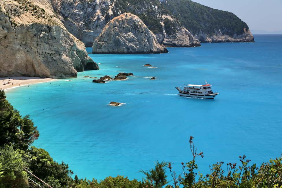 NYDRI: Cruise to Egremni, Porto Katsiki, Agiofili of Lefkada - Egremni Beach: two hours for a proper swim