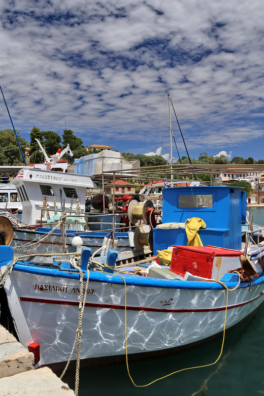 NYDRI: Wooden Boat Cruise to Meganisi & Scorpio - Lefkada - Ninety Minutes in Vathi Village