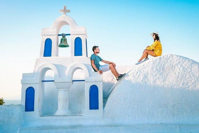 Oia Sunset and Traditional Villages Full Day Tour - Emporio Village: fortress walls and labyrinth lanes