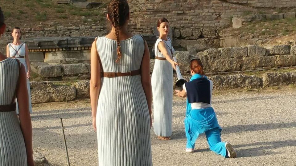 Olympic site all-inclusive private tour with a local expert - The Temple of Hera and the Olympic flame