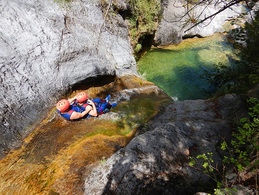 Olympus Canyoning Course: Entry to Intermediate - Level 2 intermediate: rappels up to 22 meters