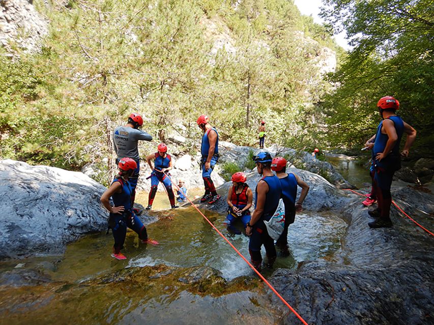 Olympus Canyoning Course: Entry to Intermediate - The 20-minute forest walk comes first