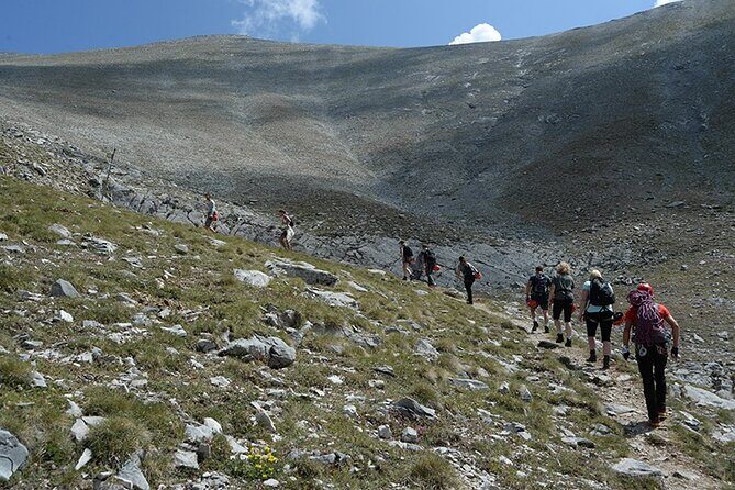 Olympus Mountain Guiding - Mytikas 2918m in a day - Skala summit at 2,880m: how the pace-setting part works