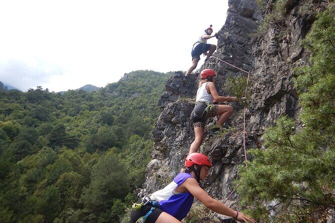 Olympus Rock Climbing Course and Via Ferrata - Beginners course: via ferrata, abseil, and a top-rope confidence boost