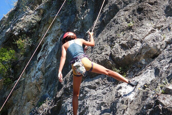 Olympus Rock Climbing Course and Via Ferrata - Level 1: climb with a partner—knots, belaying, and rope management
