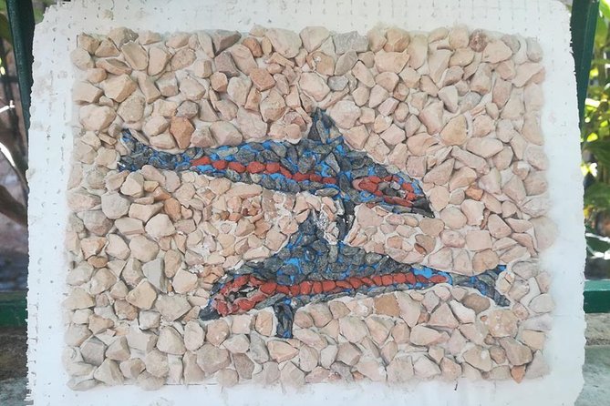 One day mosaic workshops in the Southern Peloponnese - The noon break adds a welcome local touch