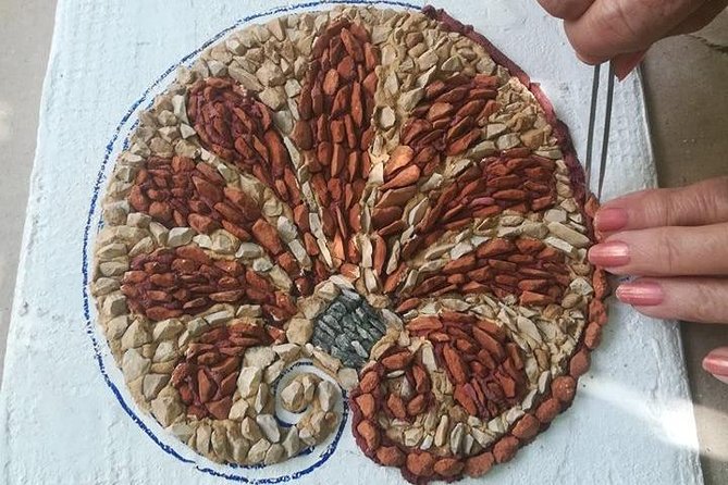One day mosaic workshops in the Southern Peloponnese - Taking your finished piece home safely