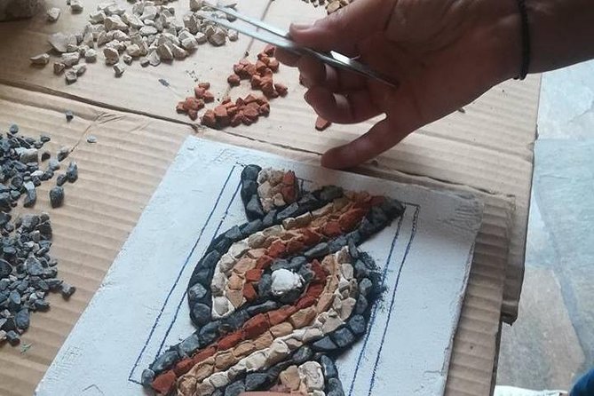 One day mosaic workshops in the Southern Peloponnese - Choosing a Greek or Roman pattern