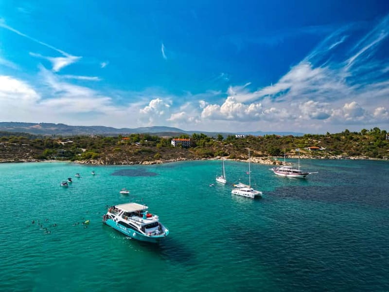 Ormos Panagias: Blue Lagoon Cruise to Ammouliani Island - Setting out from Ormos Panagias at 9:30