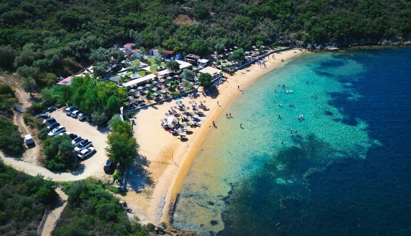 Ormos Panagias: Blue Lagoon Cruise to Ammouliani Island - Banana Beach gives you two hours to slow down