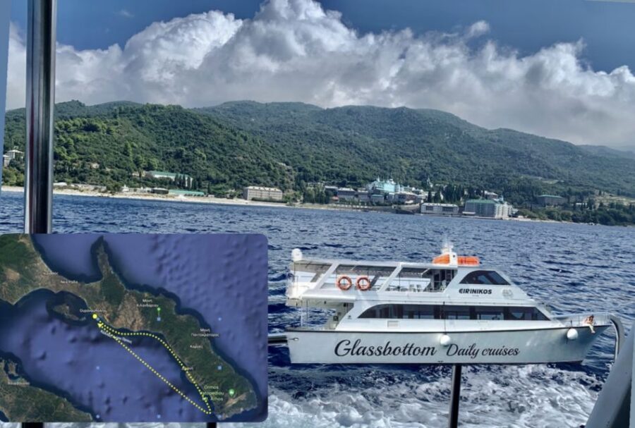 Ouranoupoli: Mount Athos Sightseeing Glass-Bottom Boat Tour - A Boat Ride That Lets You See Mount Athos From the Water