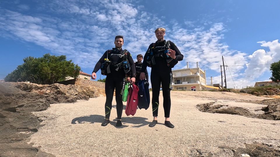 PADI Scuba Diving Program for Beginners in Peloponesse - The underwater session in Marathopoli