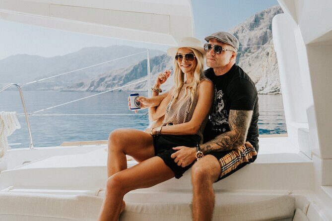 Panormo: Luxury Catamaran Cruise with Lunch & Open Bar - First contact at Panormo Port: smooth start, clear vibe