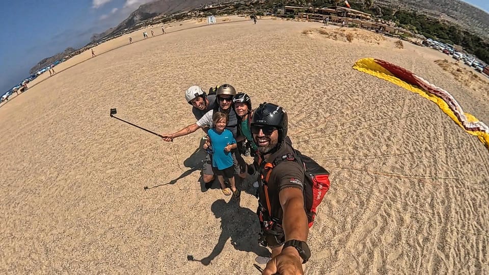 Paragliding in Chania - Mountain views from Barypetro to Psiloritis