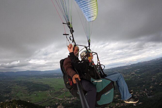 Paragliding Tandem Flight in Corfu - If Wind Turns Ugly: Paramotor Option When Available