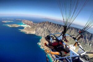 Paragliding Tours in Crete - The Route: Falassarna to Avdou and the Coast-to-Mountain View Tease