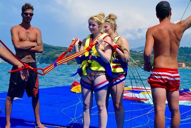 Parasailing Experience For 2 - Corfu Sidari Watersports - The views: Canal d’Amour, Corfu coast, and Albania from the air