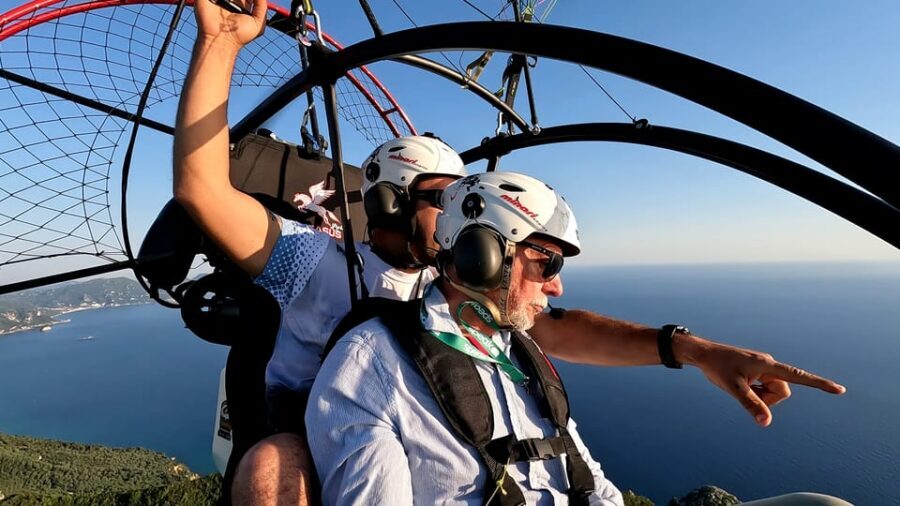 Paratrike Flight over Corfu's West Coast - Who Can Fly and Who Should Skip It