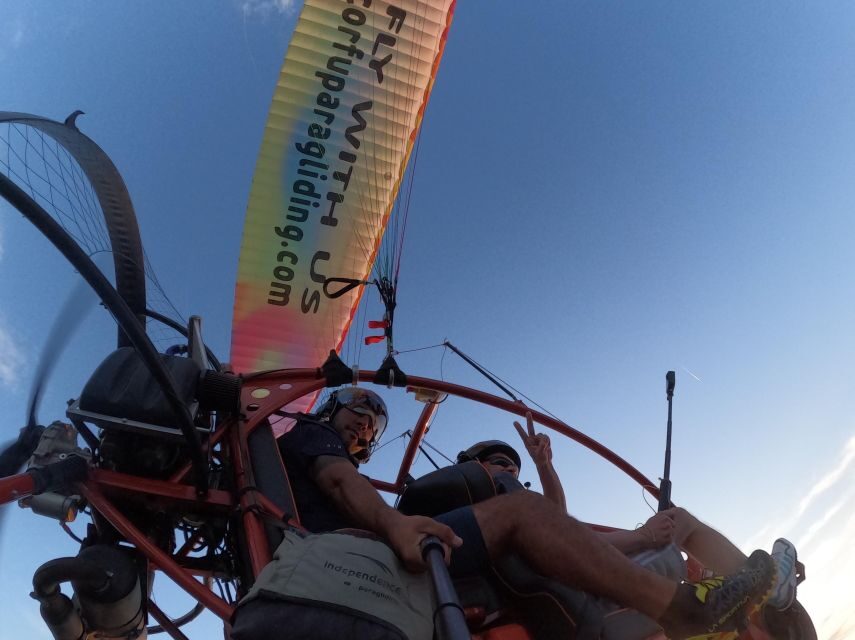 Paratrike Flight over Corfu's West Coast - Safety Briefing First: What the 10 Minutes Really Does