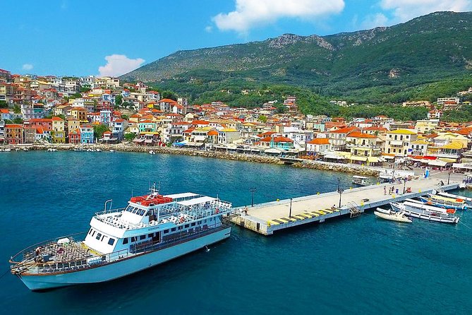 Parga & Sivota Islands Blue Lagoon Cruise from Corfu - Corfu Town from the sea