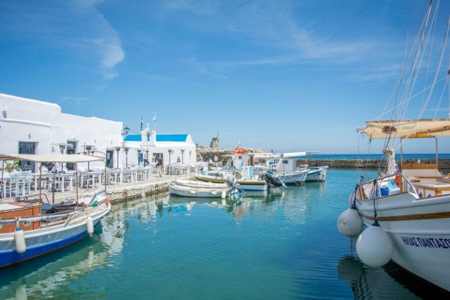 Paros & Antiparos Full-Day Discovery Guided Tour in English - Naoussa Harbor Finale: Waterfront Strolls and a Good Last Hit of Paros